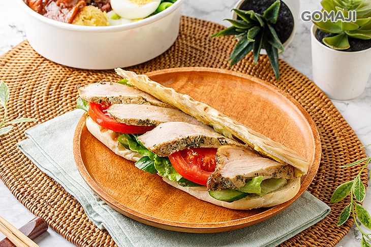 磚壓帕里尼軟法(烤雞)