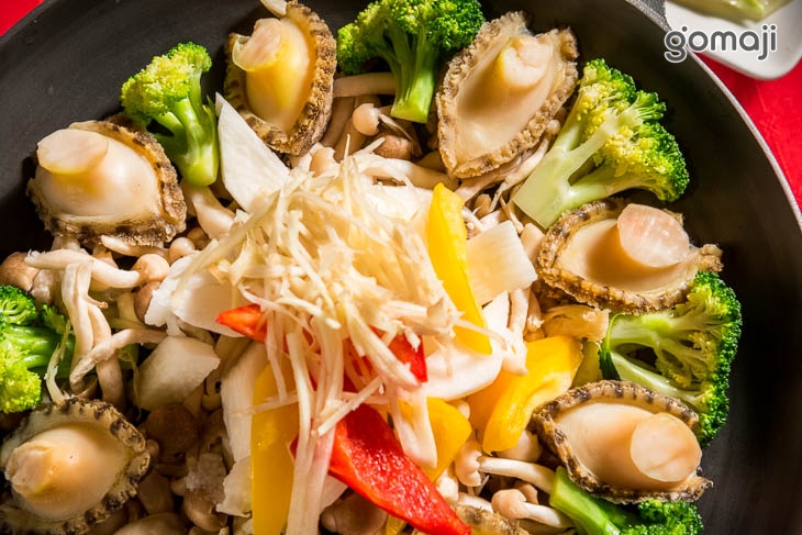 陶板九孔鮮鮑魚