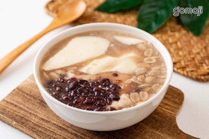 紅白花生大勝利一份(紅豆湯+花生湯+熱豆花)