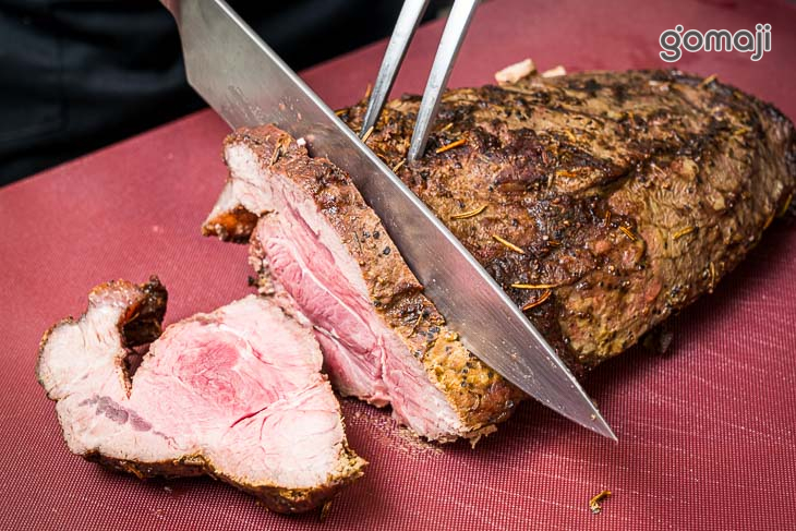 現切牛肉