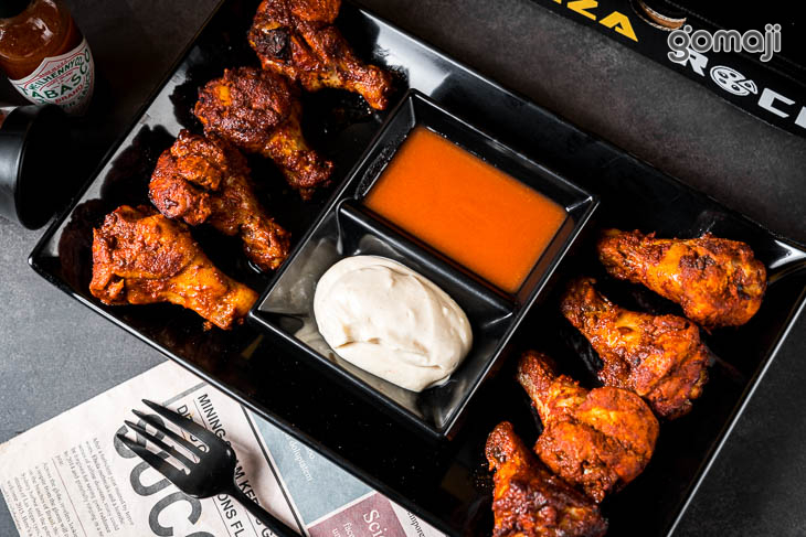 香烤小翅腿佐自製法式辣味醬