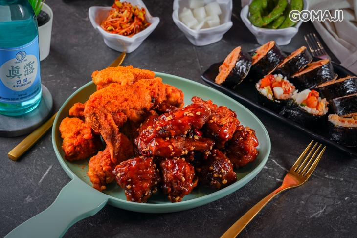 超級下殺半半炸雞飯食組合餐