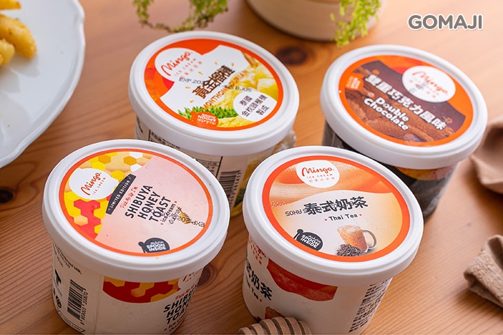 冰淇淋-黃金榴槤/雙倍巧克力/泰式奶茶/椰奶香芋