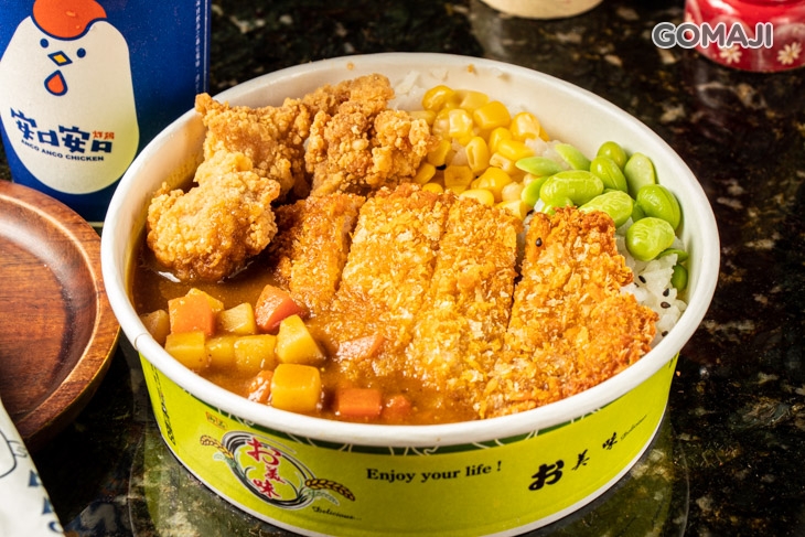 日式雙拼咖喱飯