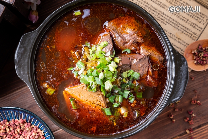 麻辣個人鍋底〈麻辣鴨血豆腐鍋底一份(含鴨血一份+豆腐一份)〉