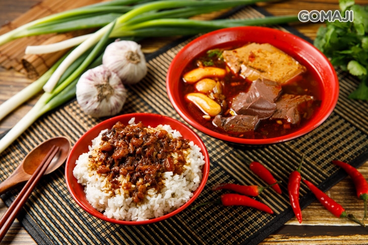 大魯肉飯+麻辣綜合湯 