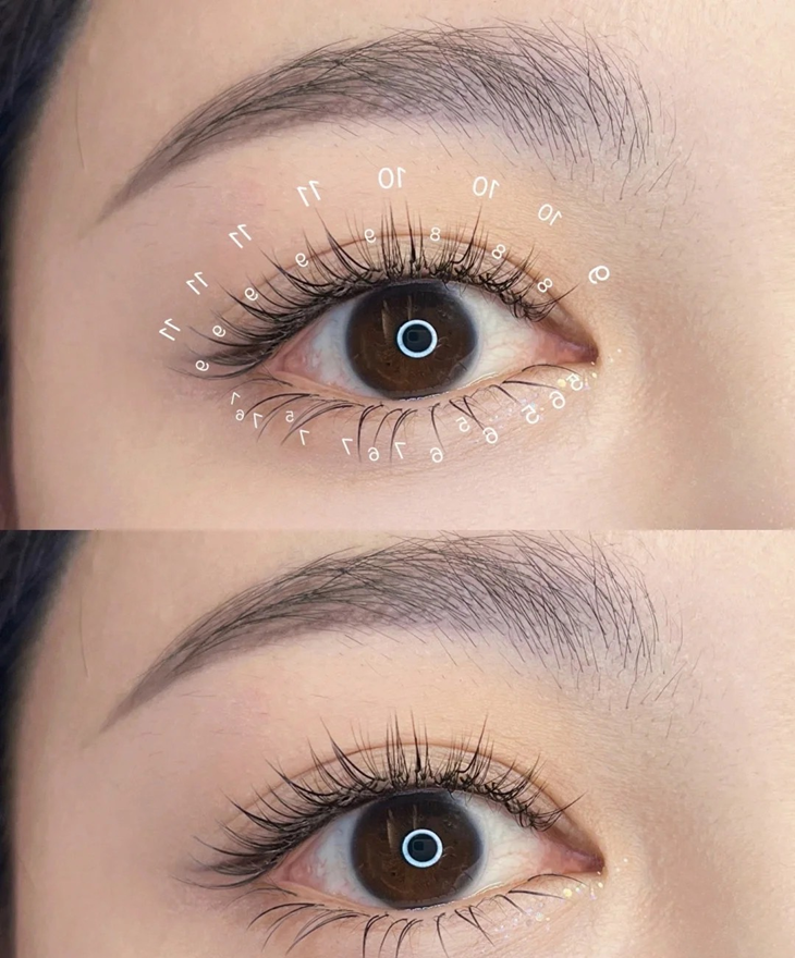 輕盈多層次微微妝感350根嫁接