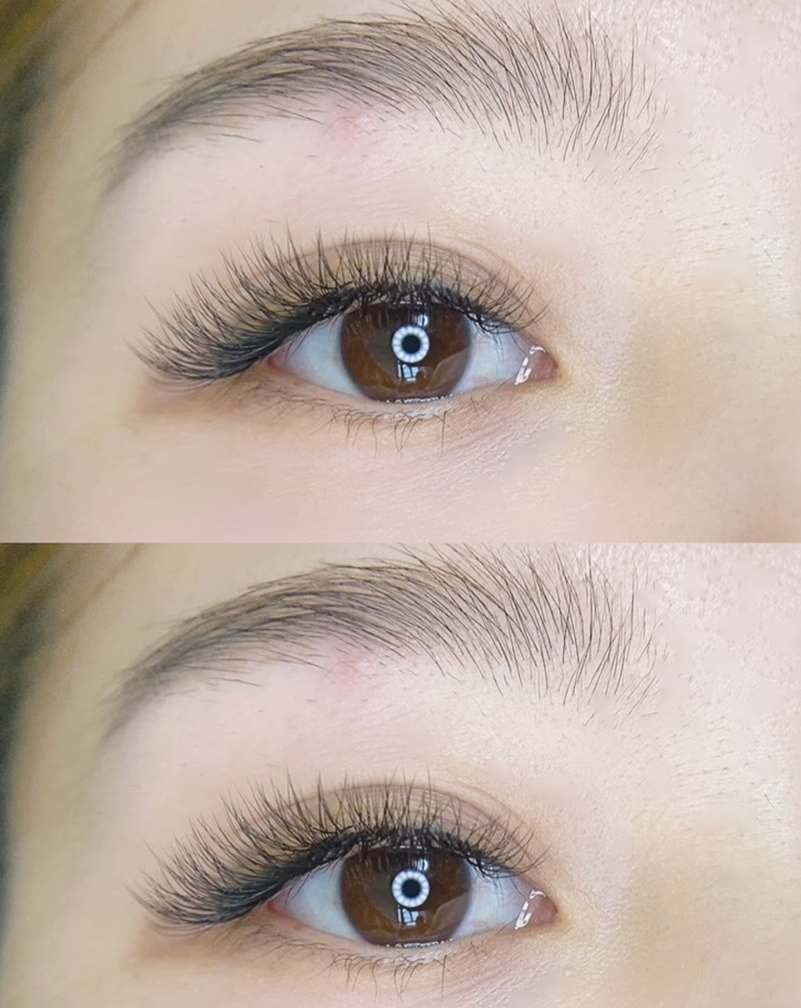 多層次慵懶風純欲感滿滿450根睫毛嫁接