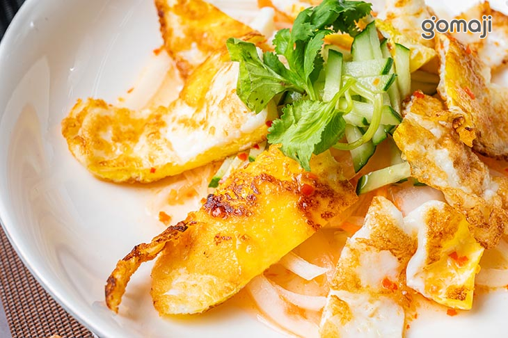 精選小菜-涼拌荷包蛋&涼拌青木瓜