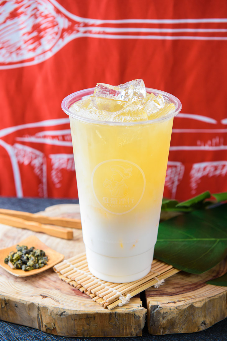 鮮奶綠茶