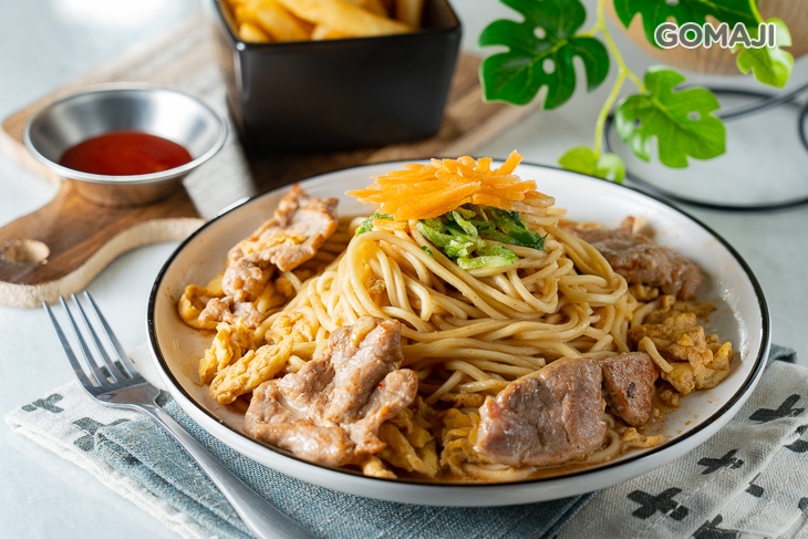 烤肉炒涼麵