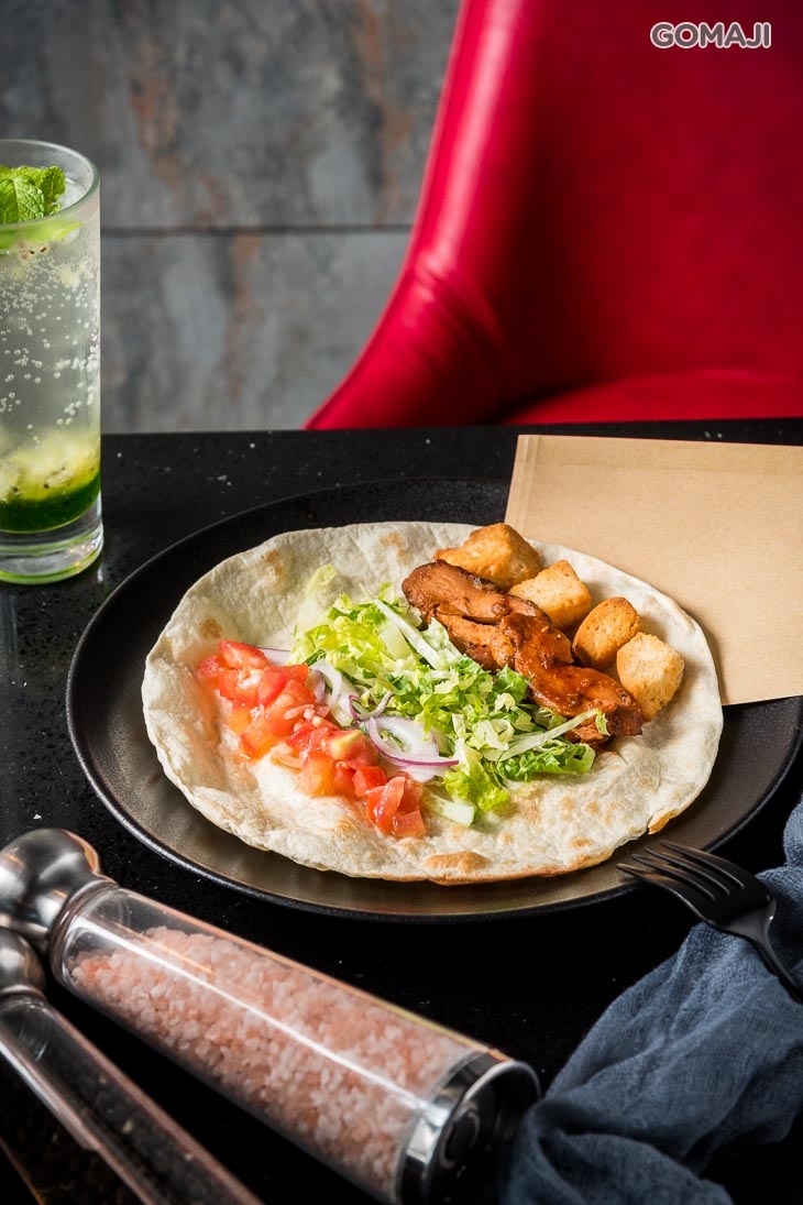 紐奧良式烤雞捲餅