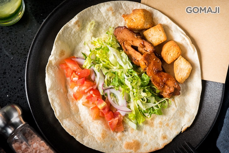 紐奧良式烤雞捲餅