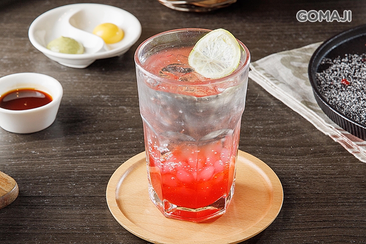 紅心芭樂氣泡飲(冰)