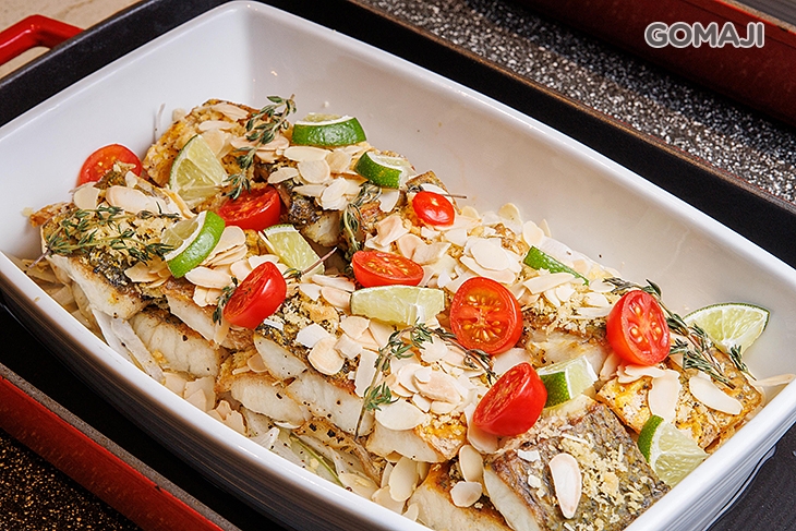 杏仁香料烤鮮魚 