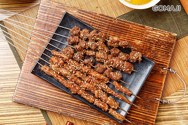 羊肉串+牛肉串
