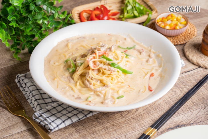 香蒜辣味麵(奶油)