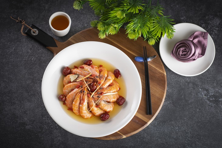 藥膳花雕富貴蝦