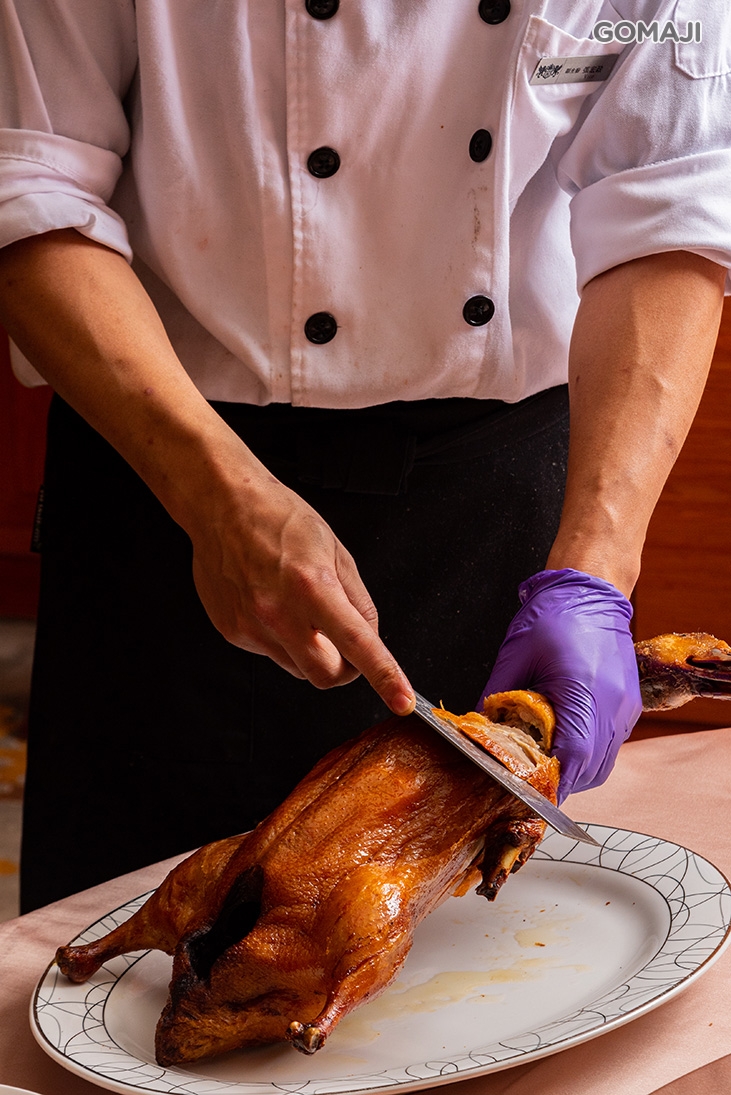 荷葉餅包片鴨皮