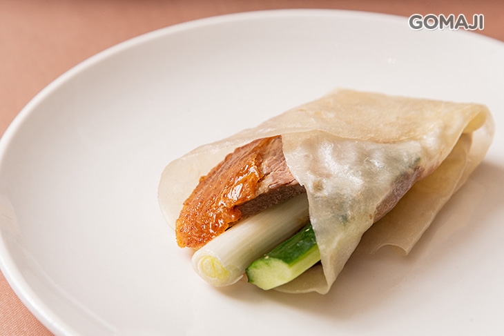 荷葉餅包片鴨皮