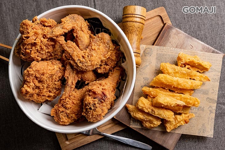 7塊雞分享桶+甘梅地瓜