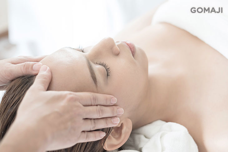 頭部舒緩助眠精油放鬆