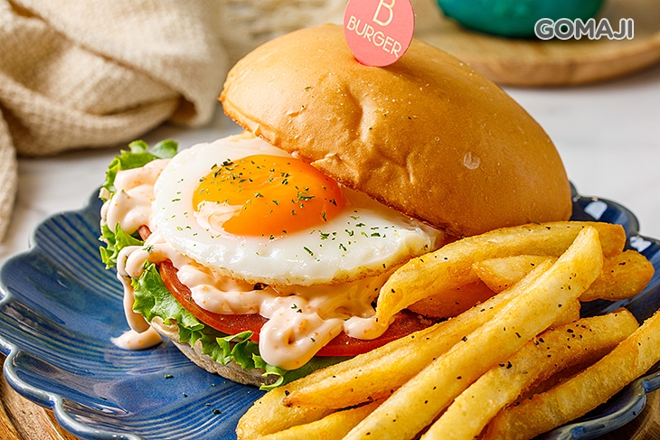 明太子蝦排蛋堡