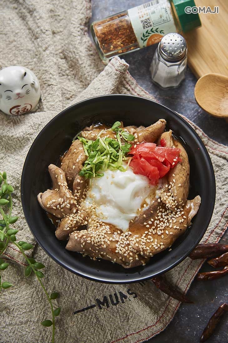 和風壽喜燒丼(半熟蛋)(野豚)