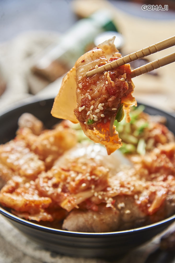 韓式泡菜壽喜燒(半熟蛋)(野豚)