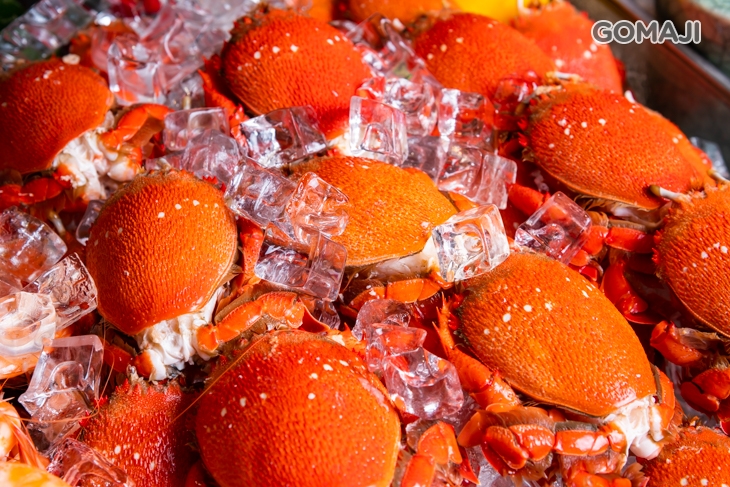 季節鮮蟹、冰鎮鮮蝦