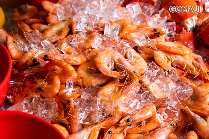 季節鮮蟹、冰鎮鮮蝦