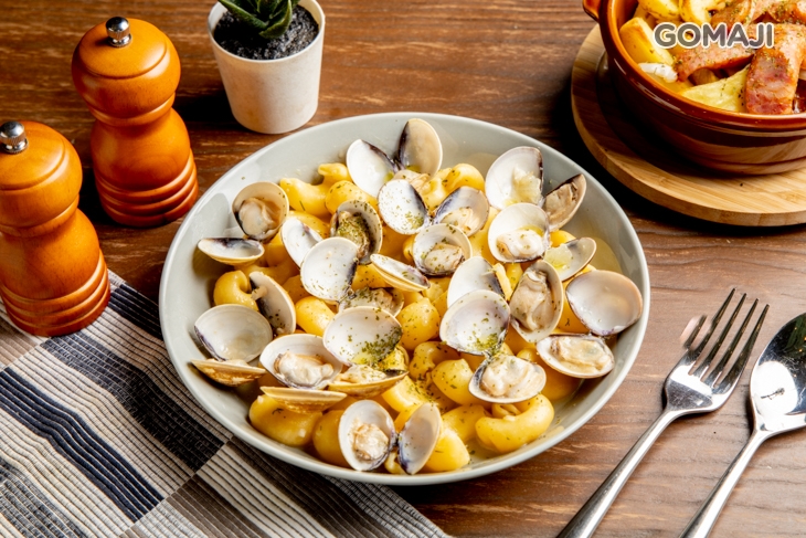 白酒蛤蠣手工麵