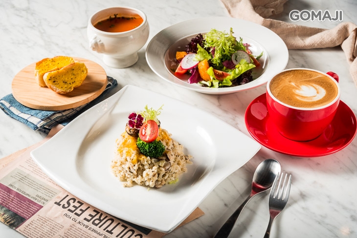 松露牛肝菌野菇焗烤飯