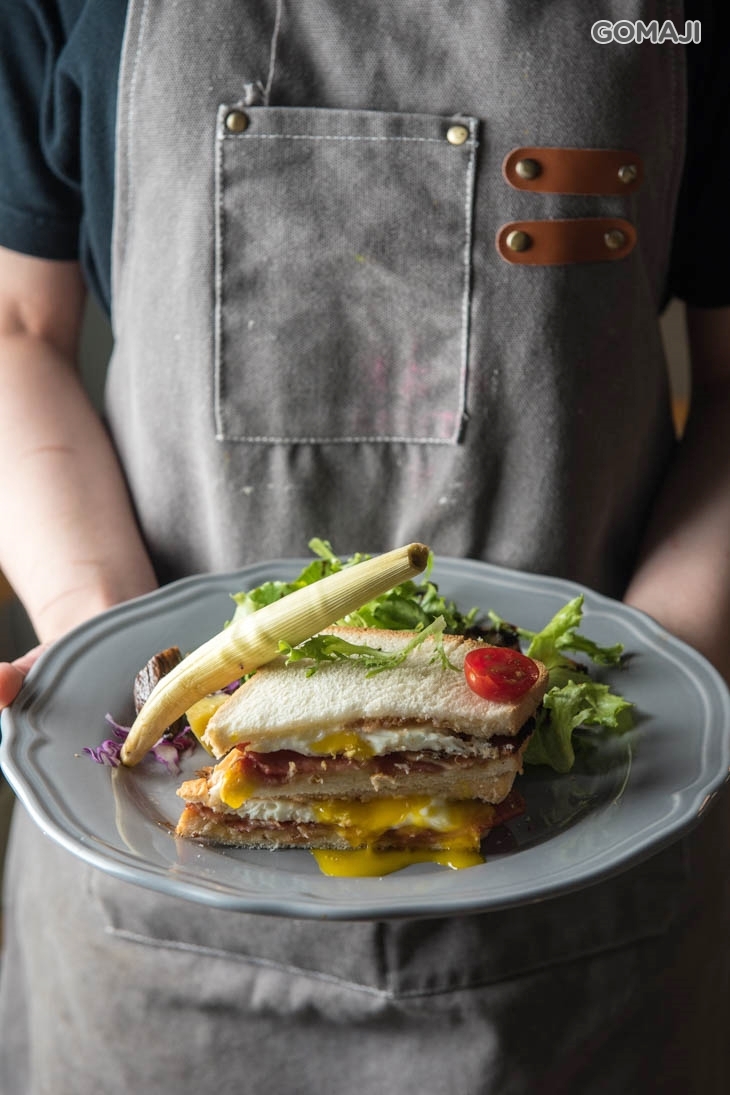 培根起司蛋三明治