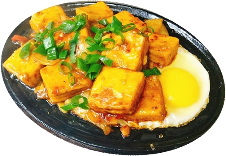 鐵板豆腐