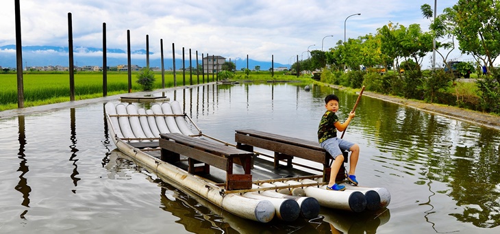 含炒冰 + 竹筏秧桶船體驗