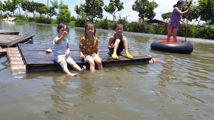 含炒冰 + 竹筏秧桶船體驗