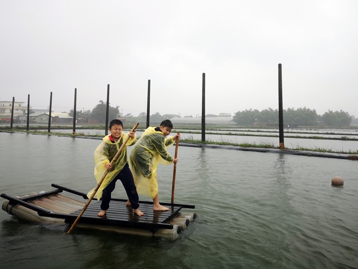 含炒冰 + 竹筏秧桶船體驗