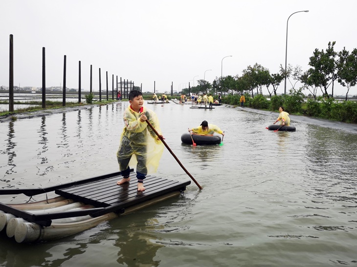 含炒冰 + 竹筏秧桶船體驗