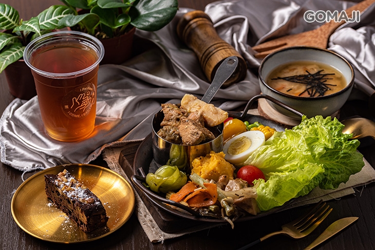 綠醬燉豬肉套餐