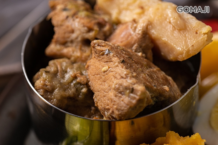 綠醬燉豬肉套餐