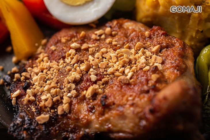 北非烤雞腿套餐＋奶香清茶＋主廚甜品＋每日湯品