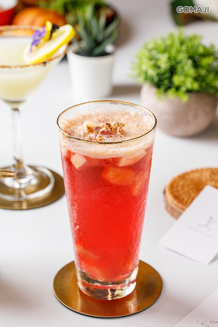 玫瑰蜜桃水果茶