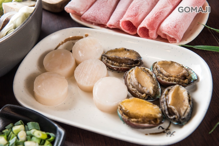 鮑魚干貝鍋