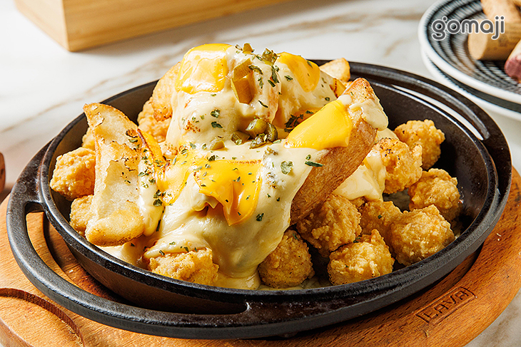 辣味香蒜奶油雞球