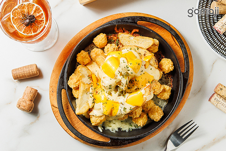 辣味香蒜奶油雞球