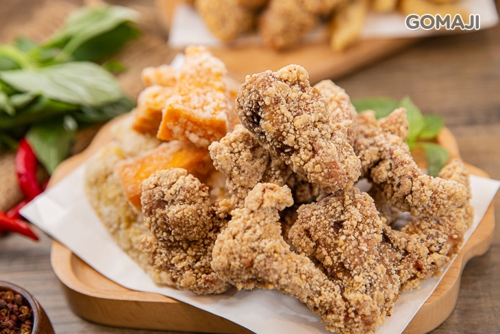 香酥三角骨+自製地瓜塊