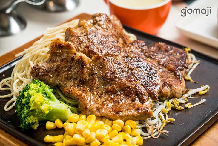 炙燒厚豬排套餐