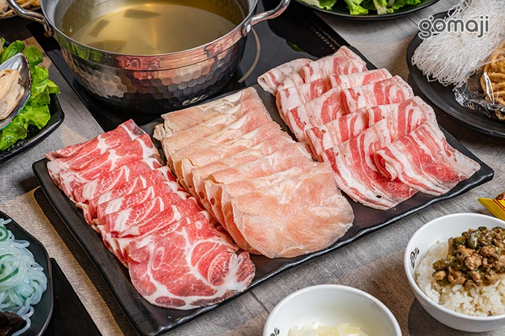 肉肉大盛（台灣梅花豬+雪花羊+雞肉捲）