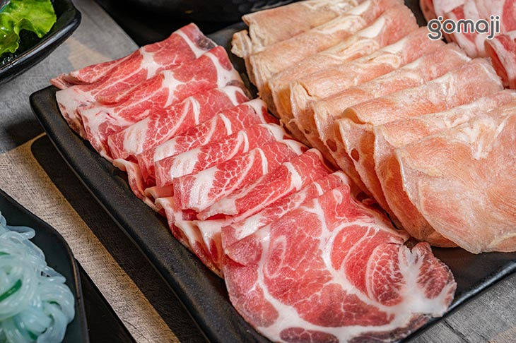 肉肉大盛（台灣梅花豬+雪花羊+雞肉捲）